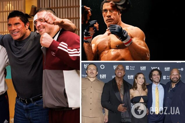 Усик побив Двейна Джонсона, який розплакався у Венеції: боксер зіграв відомого українця в голівудській драмі, працював за торт і вразив критиків