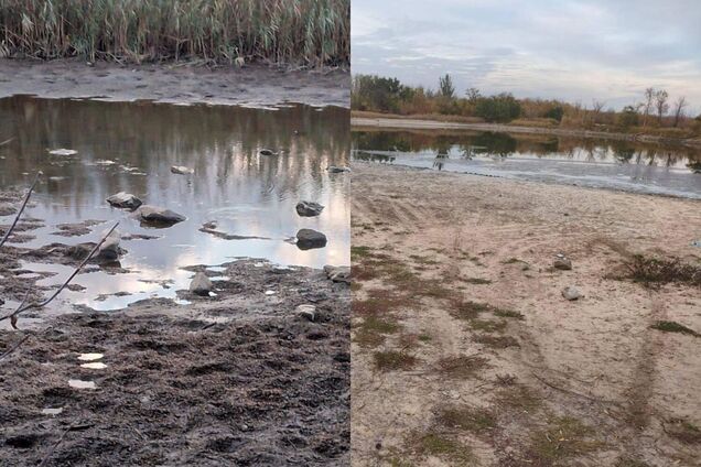 Так же начиналось в Крыму: Павлопольское водохранилище возле оккупированного Мариуполя стремительно мелеет