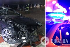 Автомобиль выехал на тротуар: в центре Житомира произошло ДТП, есть погибшие и раненые. Фото