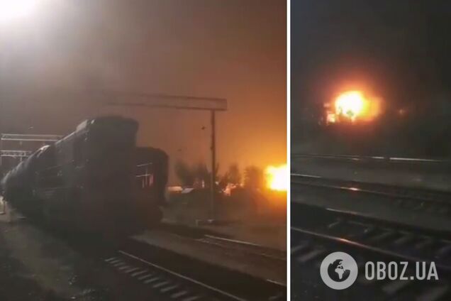 Уже третий прилет: в Ростовской области атакована тяговая подстанция железной дороги и пункт управления. Видео