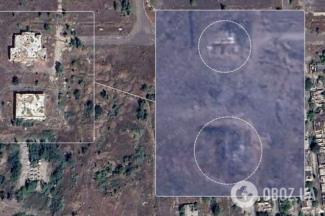 Удар по складу 'Шахедов' в Донецке: обнародованы спутниковые снимки последствий попадания. Фото