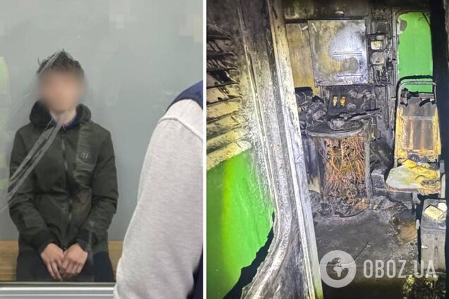 'Хотел легкого заработка': в Харькове задержали подростка, который поджег локомотив в железнодорожном депо. Фото