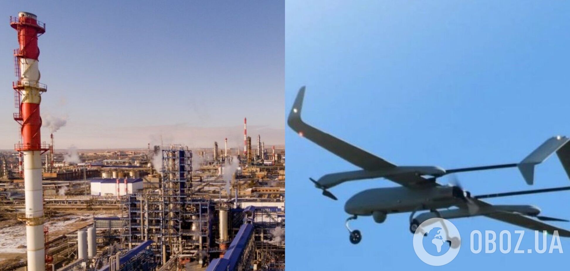 У російському Орську уражено нафтопереробний завод: Генштаб підтвердив атаку. Фото і відео