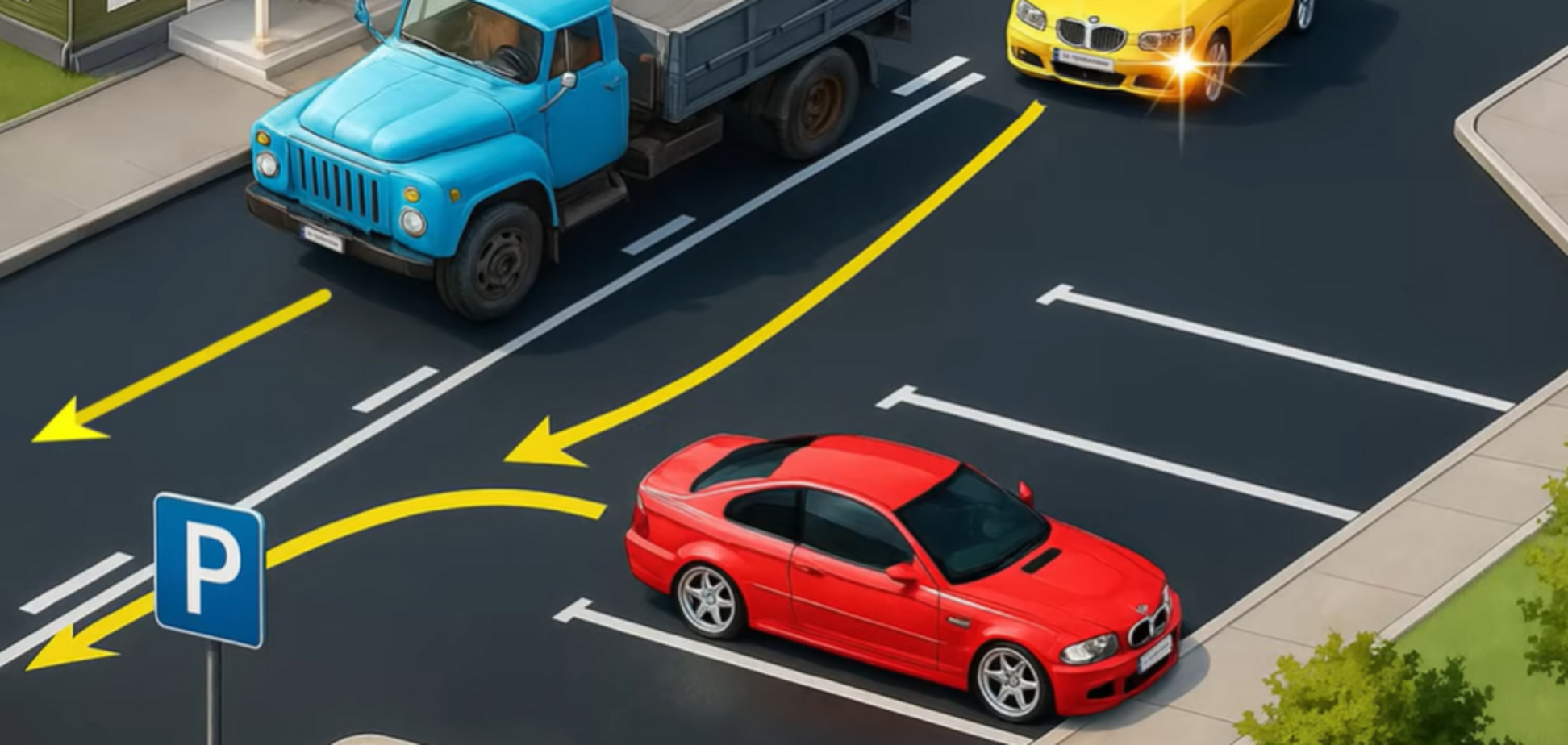 Кто будет виновным в случае столкновения? Тест на знание ПДД