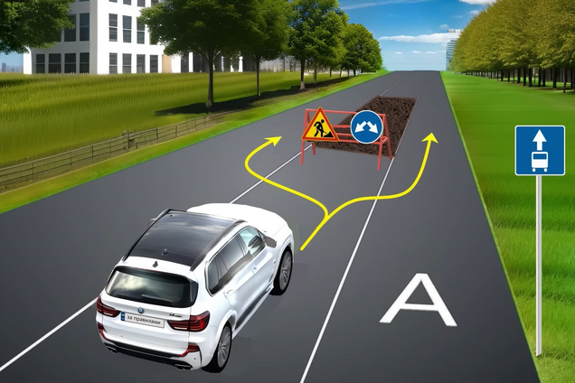 Как правильно объехать препятствие? Тест на знание ПДД