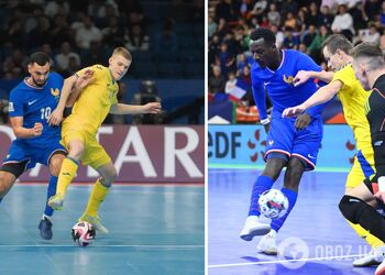 Украина уверенно обыграла на выезде Францию. Сборная по футзалу победила в 12-м матче подряд