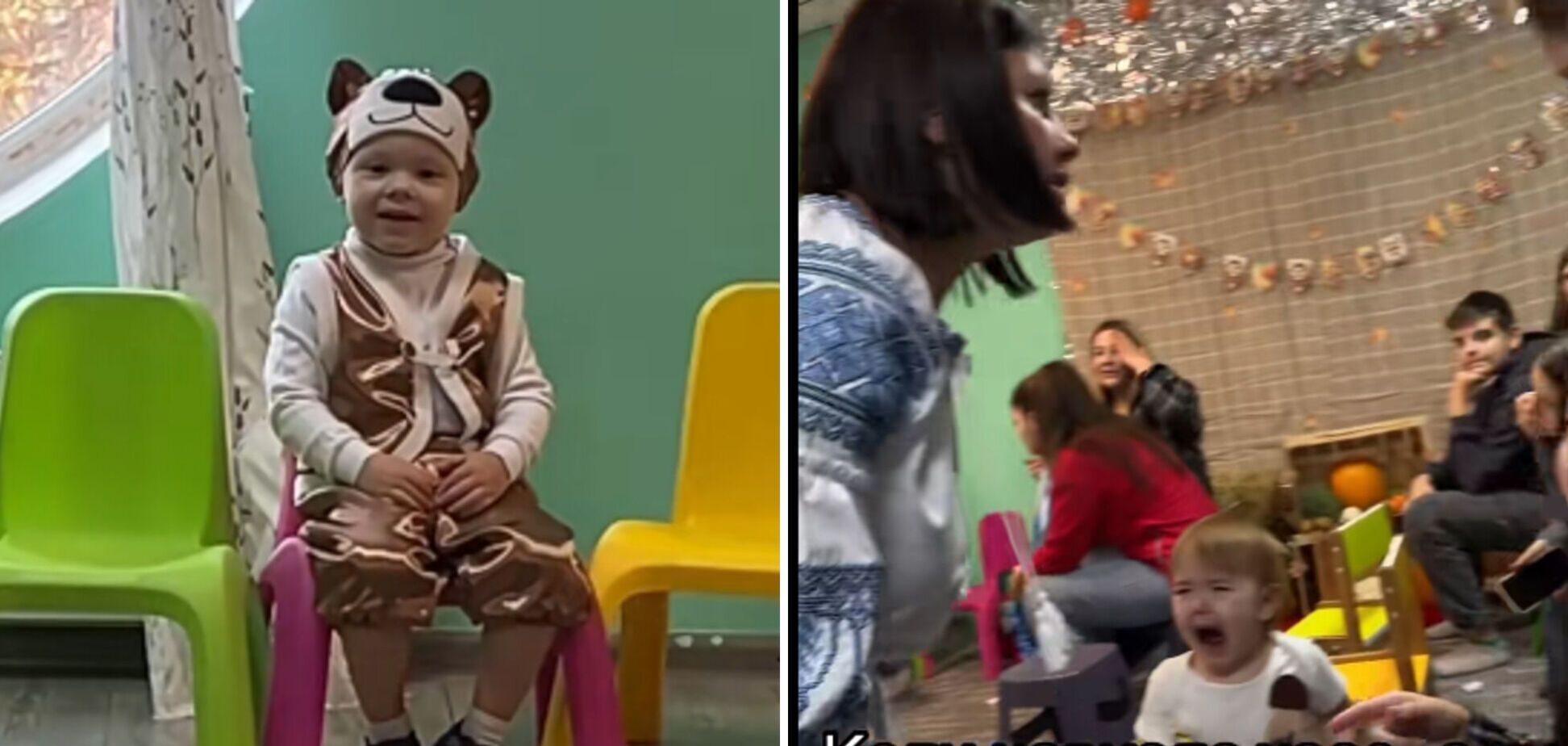 'Получилась бы хорошая реклама магния В6'. Сеть очаровало видео из детсада с маленьким 'мишкой' среди хаоса