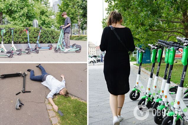 Ездят по тротуарам и навеселе: количество ДТП из-за водителей самокатов не уменьшается, а проблему не решают