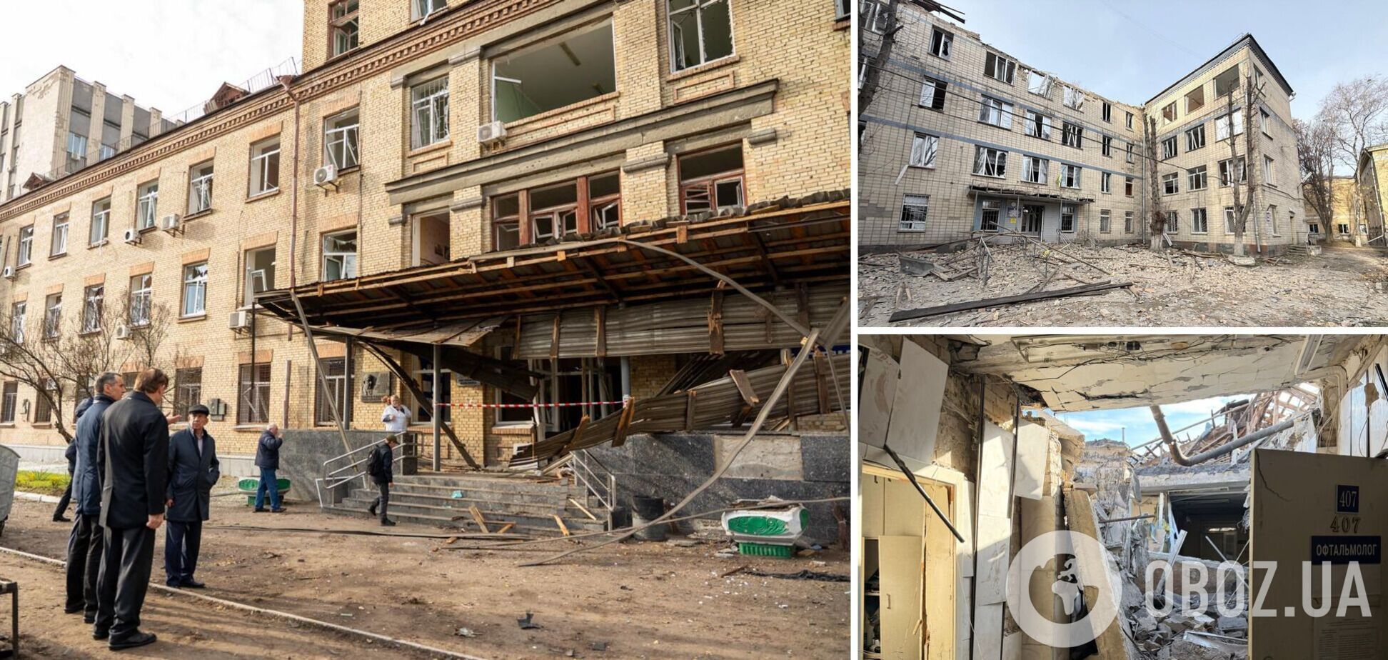 Зруйнований верхній поверх та вибиті вікна: у Києві внаслідок обстрілу пошкоджено два медзаклади. Подробиці та фото