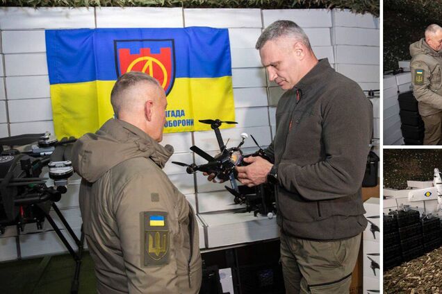 Кличко передав на фронт від громади столиці дрони різних типів та літаки-перехоплювачі
