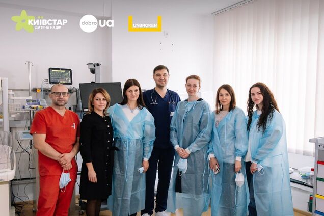 Центр Unbroken отримав медобладнання для дитячих реанімацій на 15 млн грн від 'Київстар' та dobro.ua