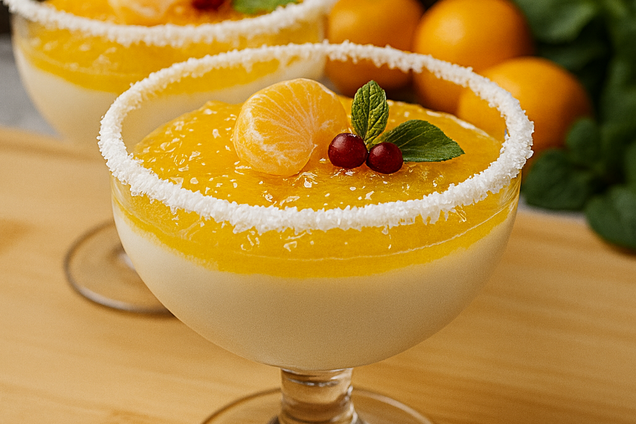 Вкусный мандариновый десерт на праздники: выпекать не придется