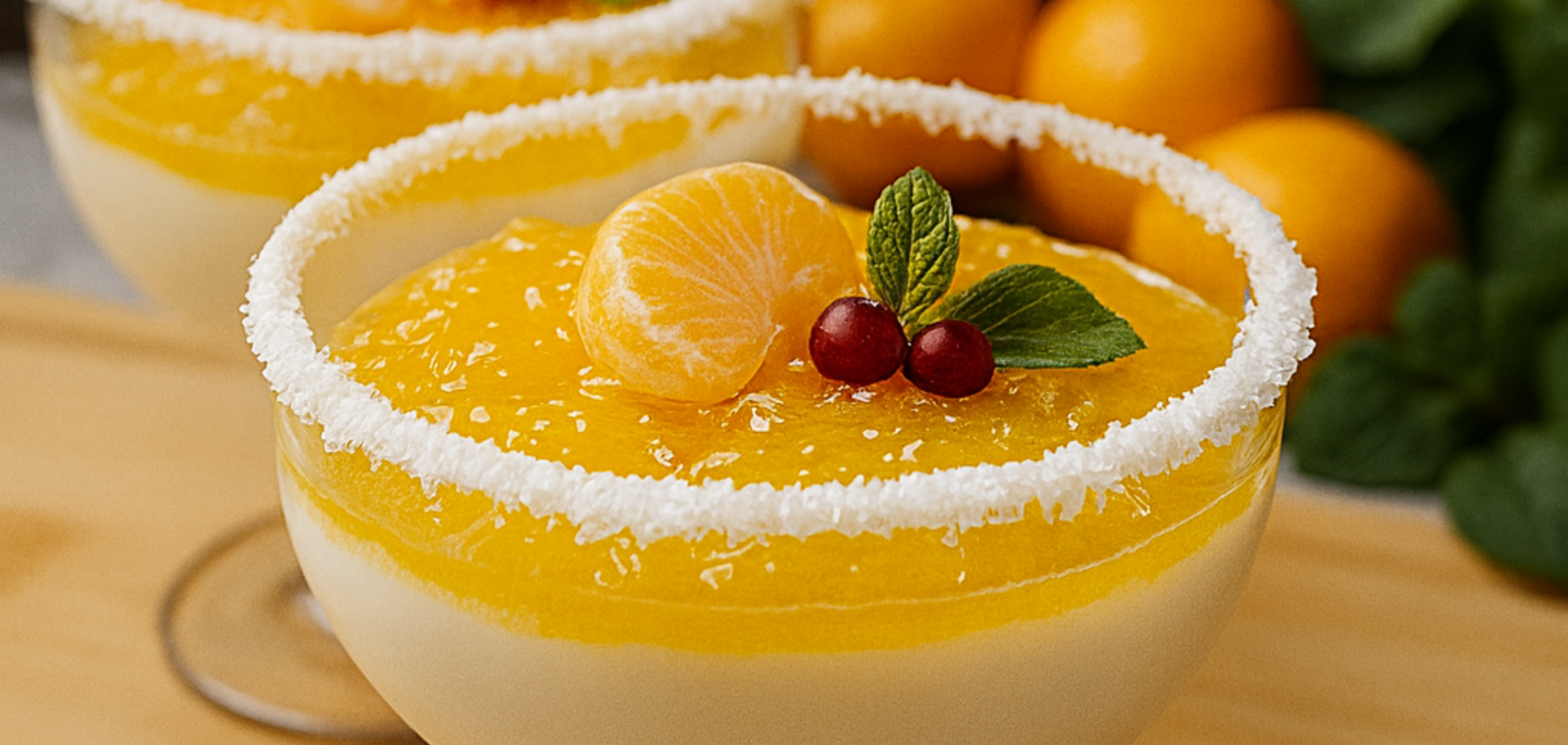 Вкусный мандариновый десерт на праздники: выпекать не придется