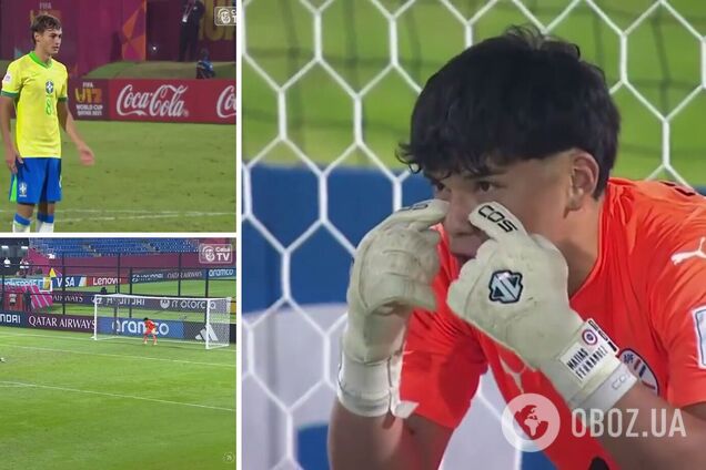 Парагвайскому голкиперу прилетела карма за понты перед пенальти от сборной Бразилии. Видео собрало 1.7 млн просмотров за сутки