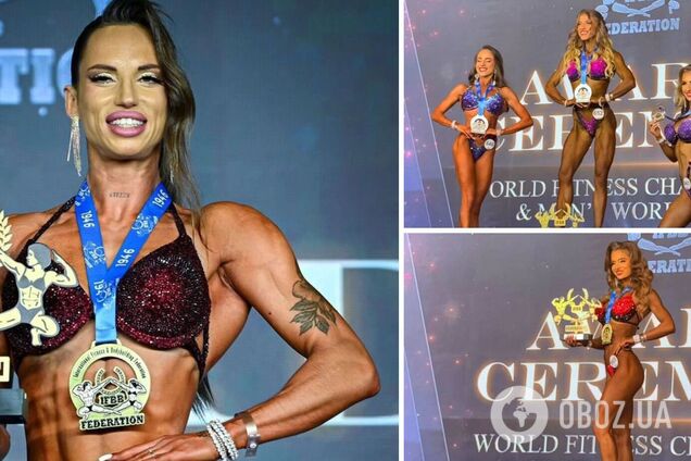 Украинские красавицы выиграли чемпионат мира по бодибилдингу и фитнесу в Испании. Фото