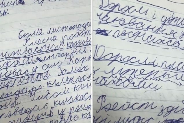 "Сподіваюсь, він майбутній лікар". Вчителька з Харкова показала зошит школяра і викликала дискусію в мережі