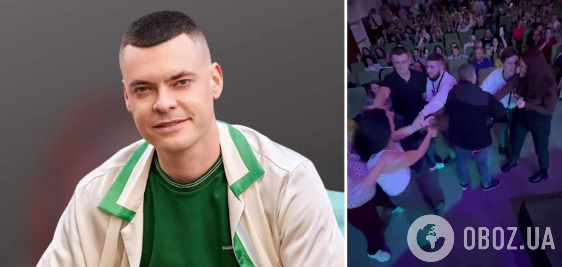 Артист продовжував співати, поки жінки билися під сценою: концерт у Борисполі обернувся 'пʼяним мордобоєм' на очах у дітей