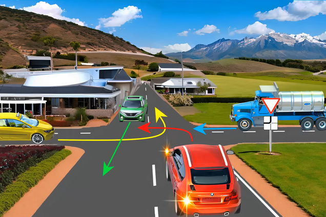 Кто проедет первым, а кто – последним? Запутанное задание по ПДД