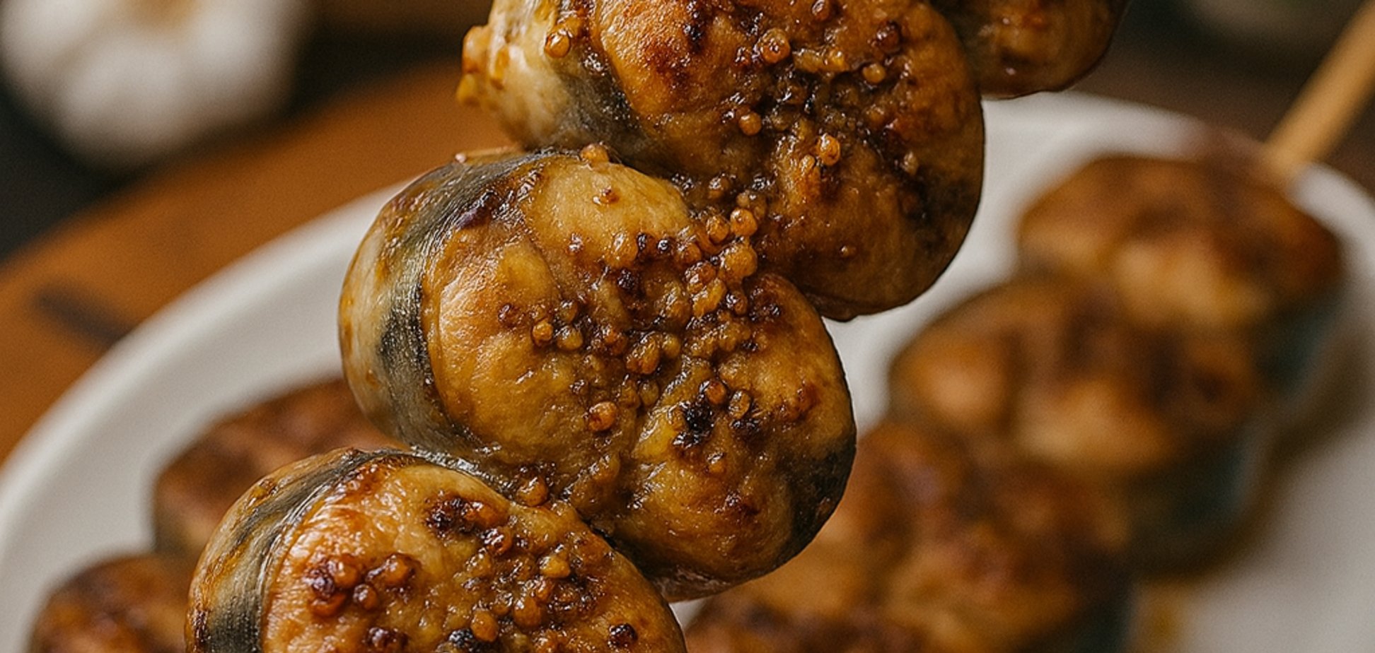 Вместо шашлыка: как вкусно запечь скумбрию на шпажках