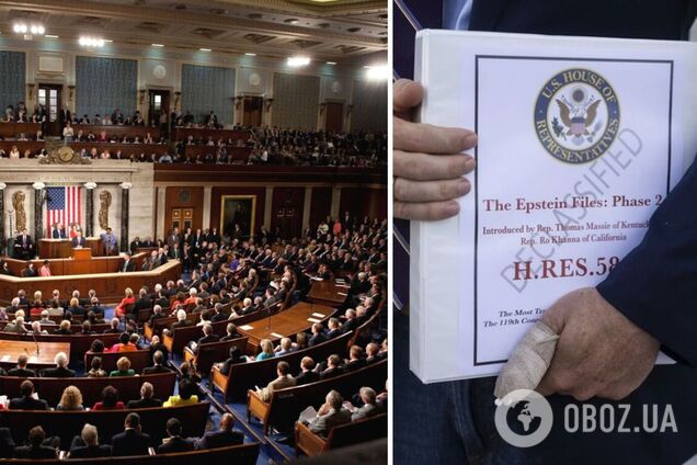 Палата представників США майже одностайно вимагає оприлюднити всі файли Епштейна