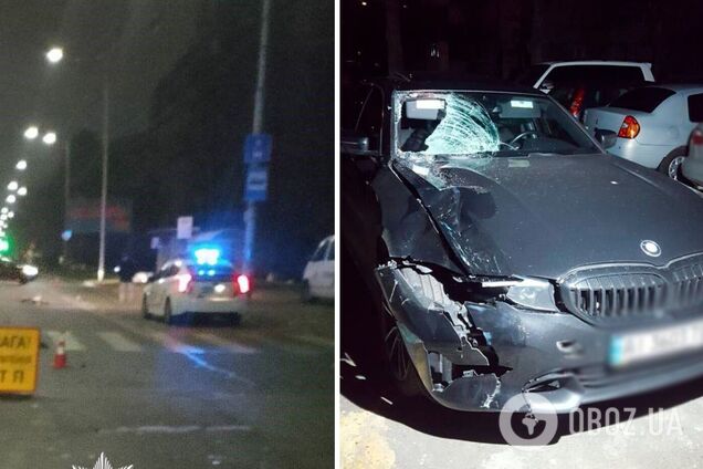 В Киеве пьяный 22-летний водитель BMW сбил насмерть пешехода и скрылся на Прикарпатье. Подробности и фото