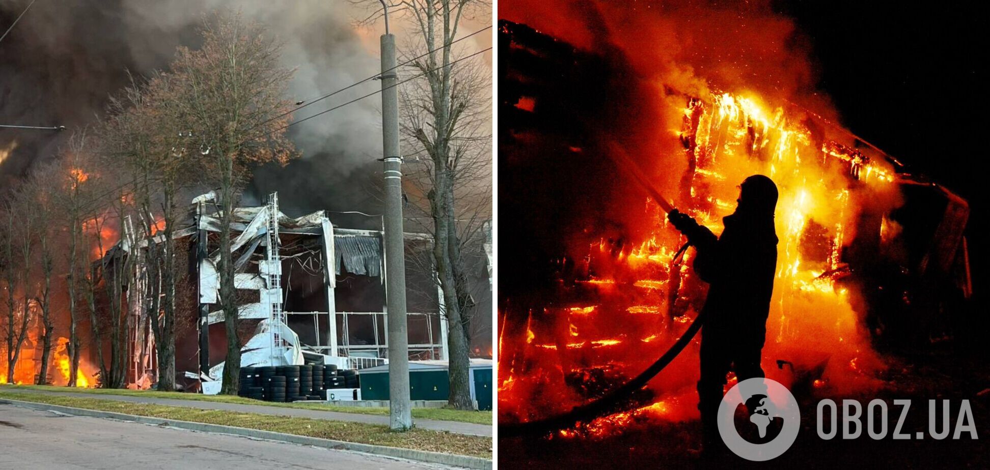 Оккупанты атаковали Львовскую область: повреждены энергообъект и деревообрабатывающее предприятие. Фото