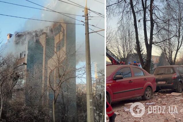 В Тернополе под завалами могут быть люди: Зеленский рассказал о последствиях атаки РФ на Украину. Фото и видео