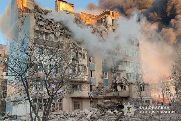 Російська ракета зруйнувала будинок у Тернополі