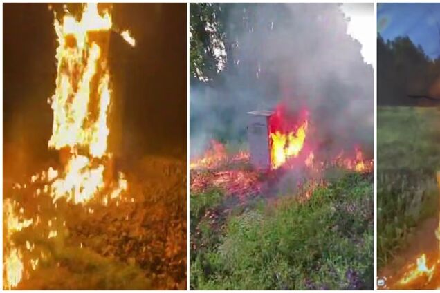 Полум'я спротиву: партизани нищать залізничну інфраструктуру по всій Росії – ГУР