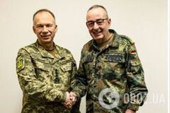 Зміцнення повітряного щита: Сирський обговорив ситуацію на полі бою і терор ворога з генералом Бундесверу. Фото