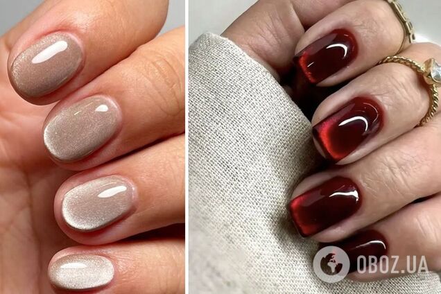 Хромований манікюр – уже не модно: який вигляд має новий 'оксамитово-скляний' тренд на нігтях