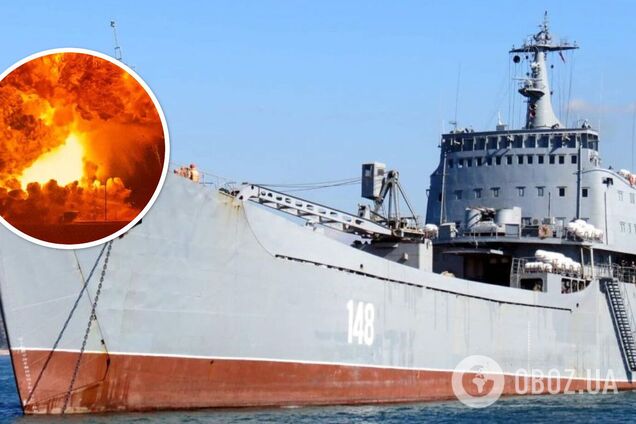 Під час атаки на Новоросійськ міг бути пошкоджений великий десантний корабель проєкту 1171: що про нього відомо