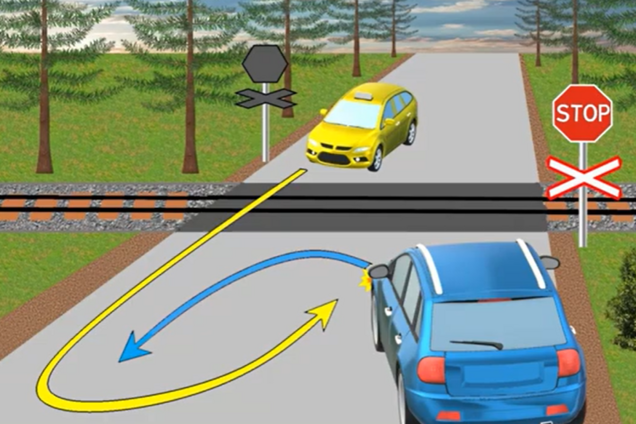 Кому можно выполнить разворот? Задание по ПДД