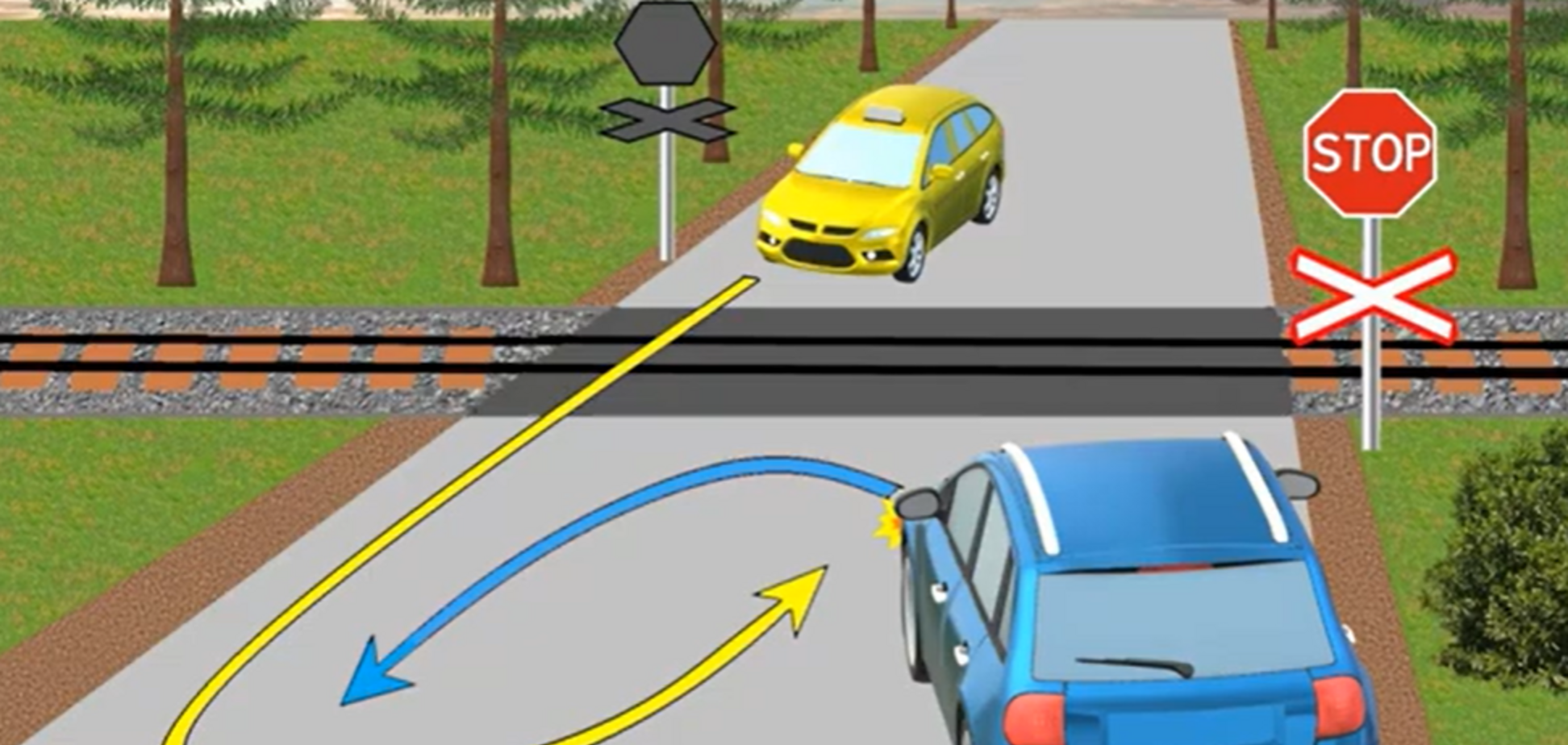 Кому можно выполнить разворот? Задание по ПДД