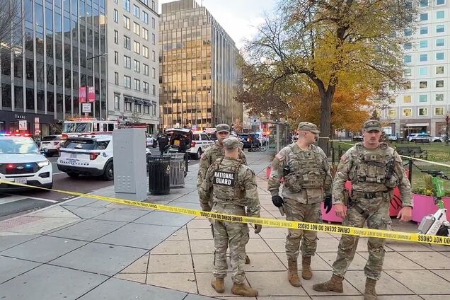 В США неподалеку от Белого дома стреляли в двух бойцов Нацгвардии: все подробности. Видео