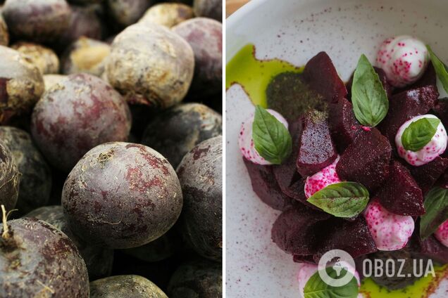 Запеченная свекла для салатов