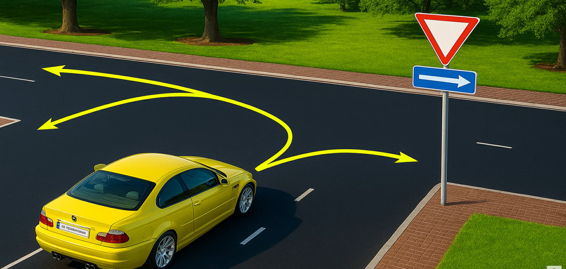 Куда разрешено проехать Тест на знание ПДД