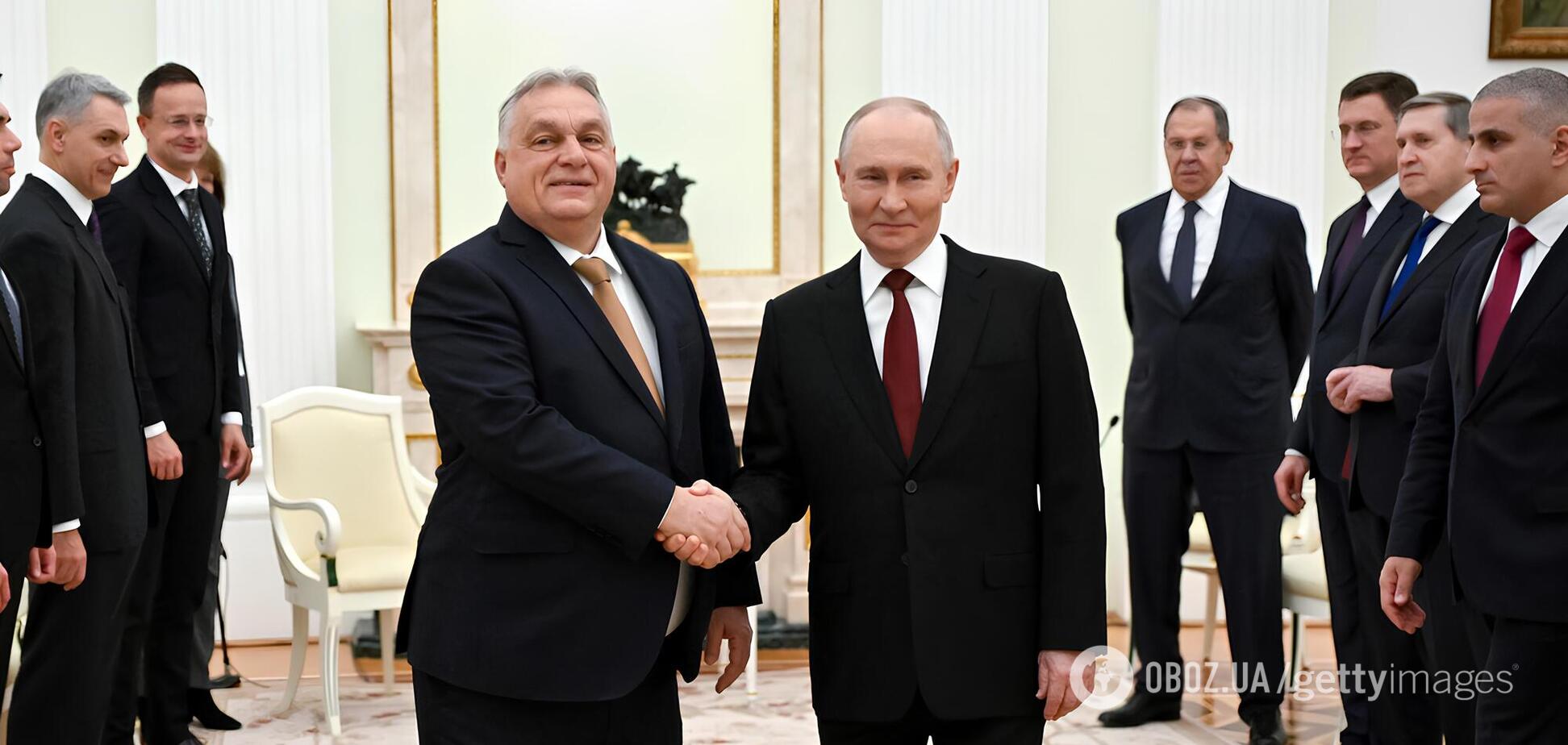 'Путешествует без мандата': Мерц раскритиковал Орбана за поездку к Путину