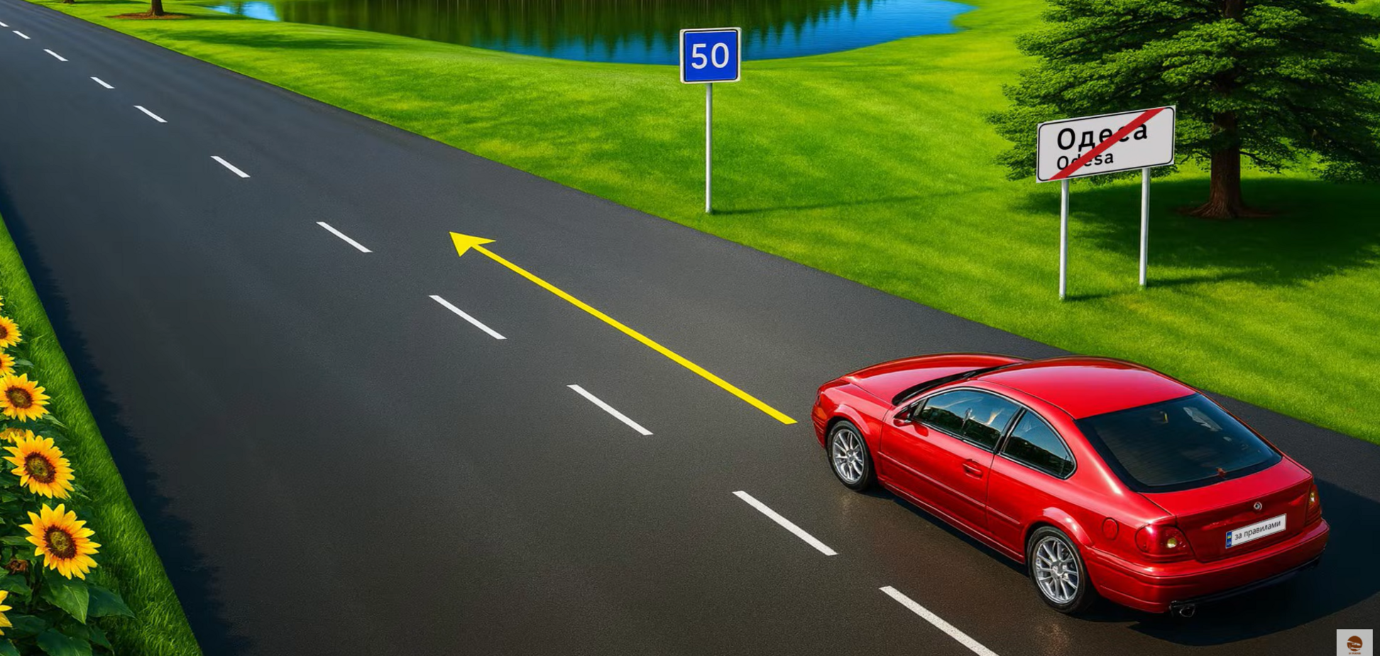 С какой скоростью можно двигаться дальше? Тест по ПДД