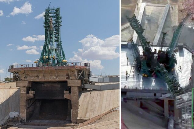 Росія втратила здатність запускати в космос людей? На Байконурі зламався єдиний стартовий майданчик для пілотованих місій. Фото і відео