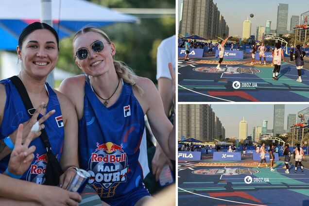 Украинки выиграла все матчи и вышли в четвертьфинал Red Bull Half Court World Final 2025 по баскетболу 3х3. Фото и видео