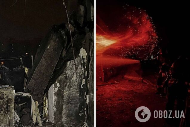 Россия атаковала Киевскую область: повреждены жилые дома и предприятие, есть погибшая и пострадавшие. Фото и видео