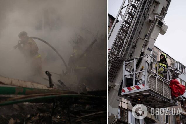 В Киеве завершили работы по разбору конструкций и ликвидации последствий ударов РФ. Фото