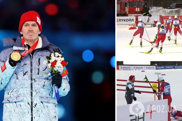 Триразовий олімпійський чемпіон злетів з котушок на Кубку Росії з лижних гонок, напавши на суперника. Відео