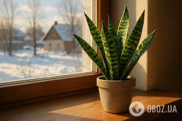 Будет здоровой и блестящей: как ухаживать за сансевиерией осенью и зимой