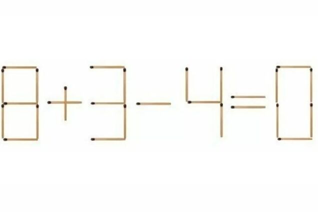 Як пересунути сірник, щоб виправити помилку: непроста головоломка