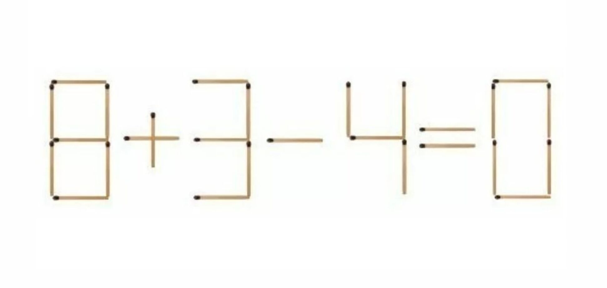 Як пересунути сірник, щоб виправити помилку: непроста головоломка