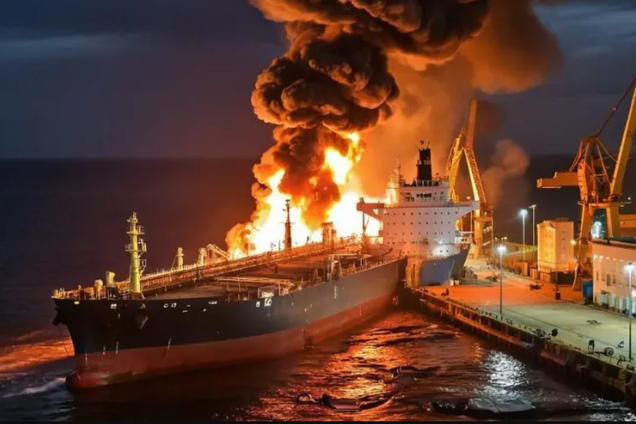 Есть попадание в трубопровод, поврежден танкер: появились спутниковые фото последствий атаки на порт в Туапсе