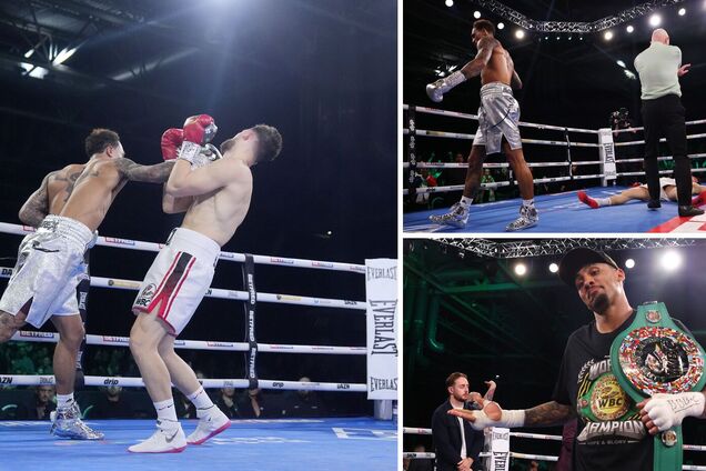 Непереможний боксер брутальним нокаутом у першому раунді виграв чемпіонський бій. Відео