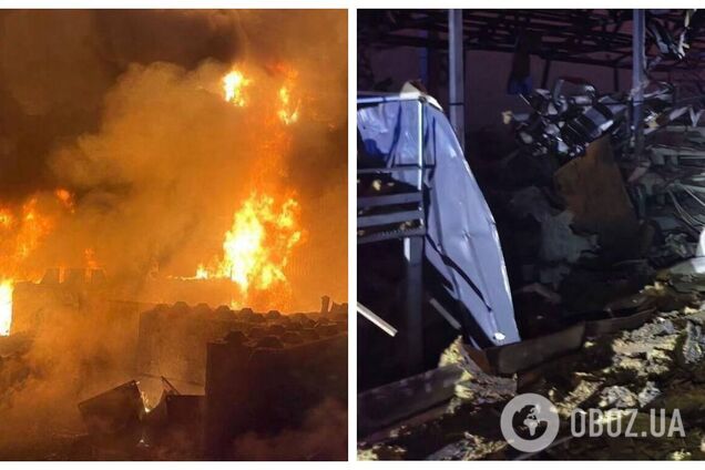 Окупанти масовано атакували енергетичну та портову інфраструктуру Одещини: виникли пожежі. Фото